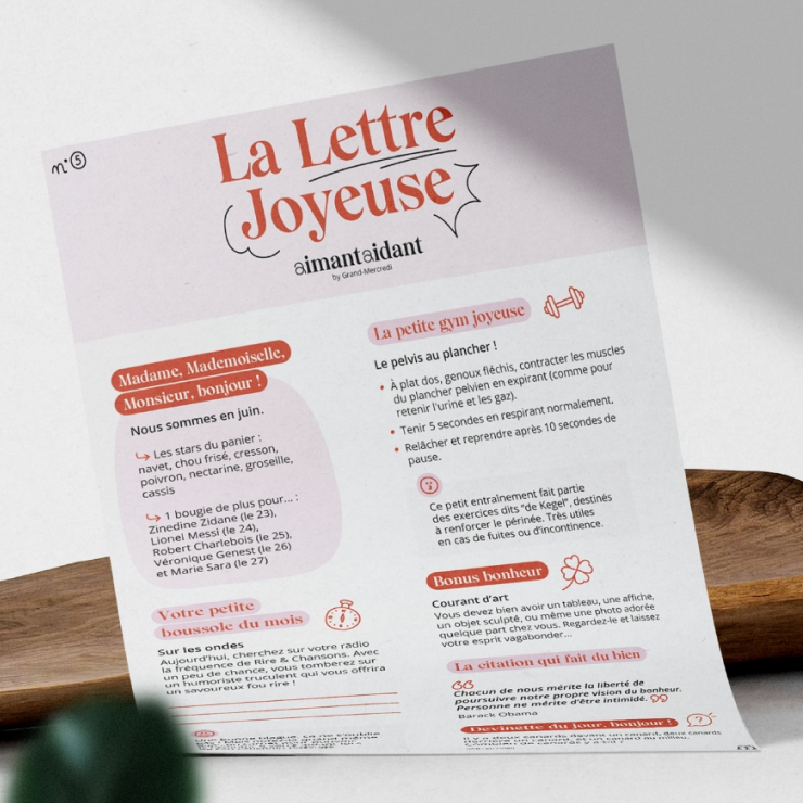 La Lettre de début juin